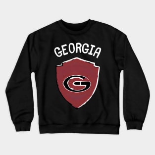 Georgia Football Fan American Football Player in the Soccer Team Crewneck Sweatshirt